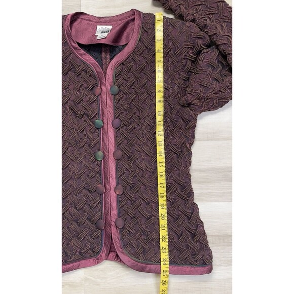 Jeanne Marc Vintage Textured Jacket. Size: 12/14 Medium - Picture 5 of 7
